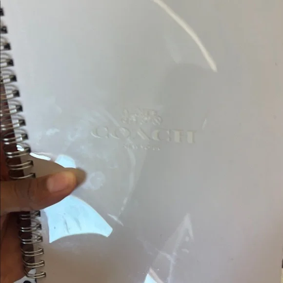 Coach Cream Spiral Notebook - Picture 2 of 6